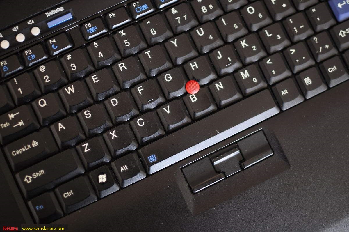 激光打標手機，電腦，筆記本按鍵